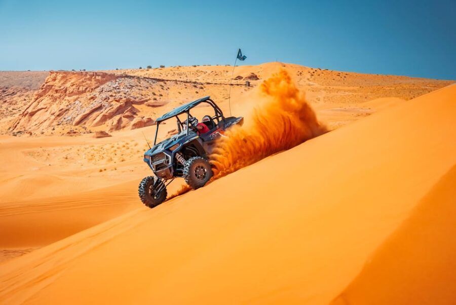 From Greater Zion: Extreme UTV Rock Crawling Tour - The Guide Makes the Difference: Dan, Blake, and Dylan in the Real World