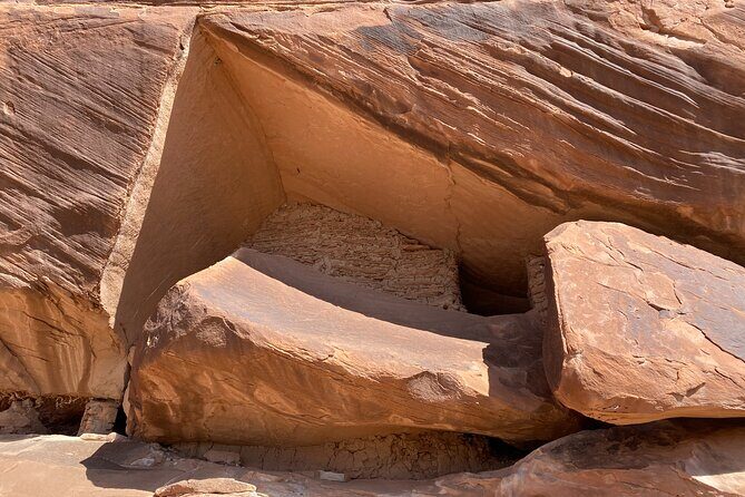 Half Day 4x4 UTV Tour of Bears Ears - Comb Ridge geology stop: tilted sandstone and the “why” behind the jagged profile