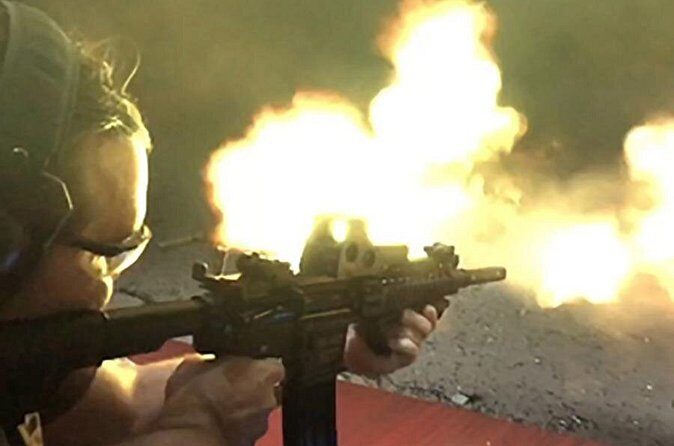 Ultimate 4 Gun Shooting Experience in Las Vegas - Steel targets 25 to 200 yards: the range rhythm