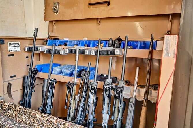 Ultimate 4 Gun Shooting Experience in Las Vegas - The real timing: about 4 hours total, including transport